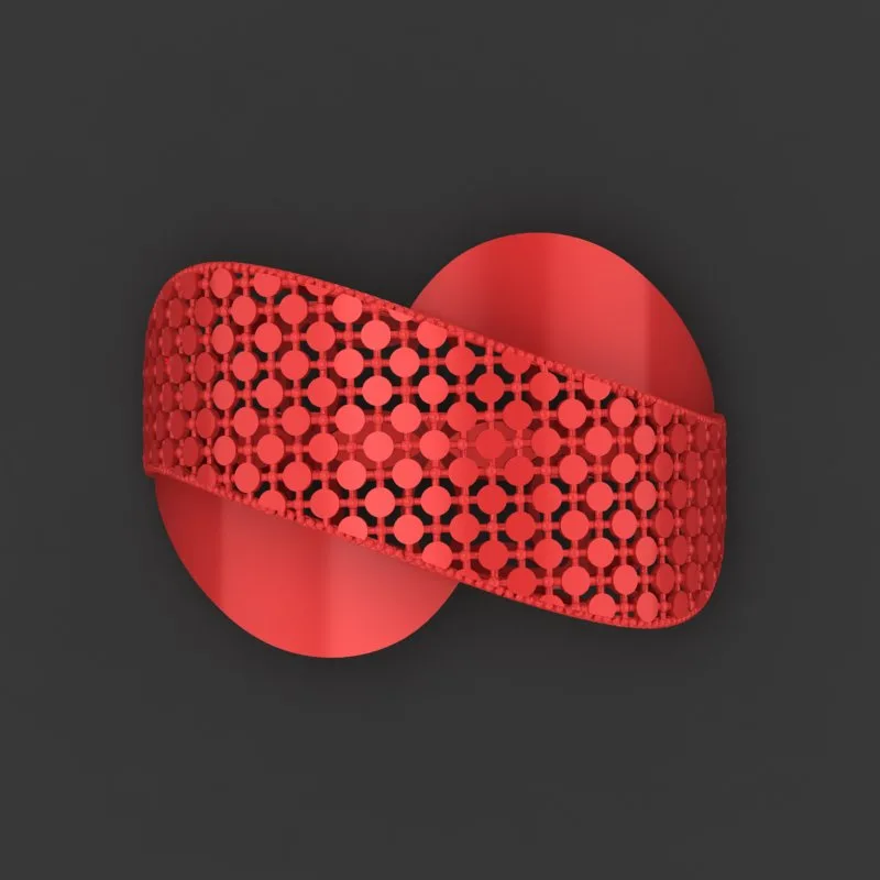 Cut Khor Aineh Fyvzhn Ring R-T-136 3D Model — image 2