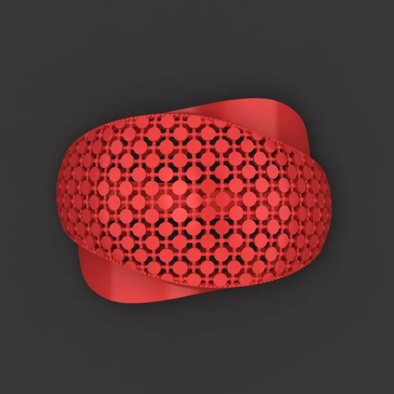Cut Khor Aineh Fyvzhn Ring R-T-137 3D Model — image 2