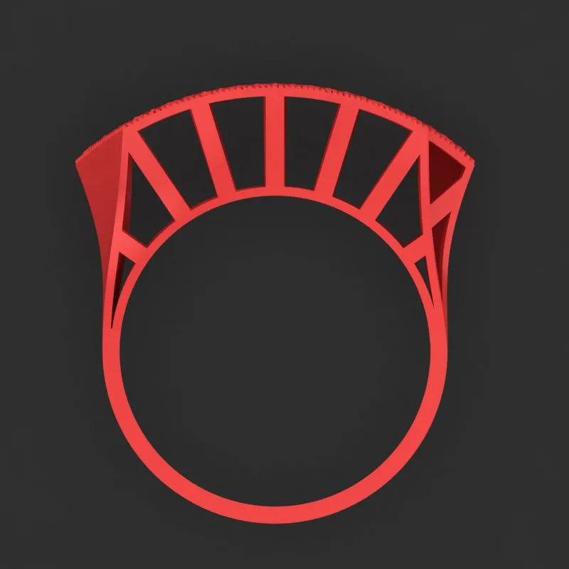 Cut Khor Aineh Fyvzhn Ring R-T-138 3D Model — image 3