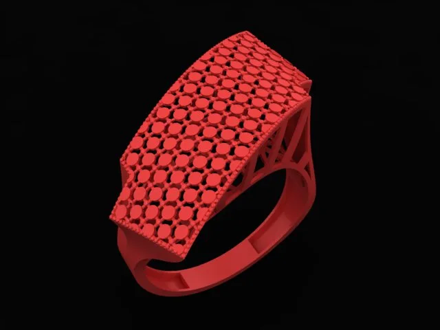 Cut Khor Aineh Fyvzhn Ring R-T-138 3D Model