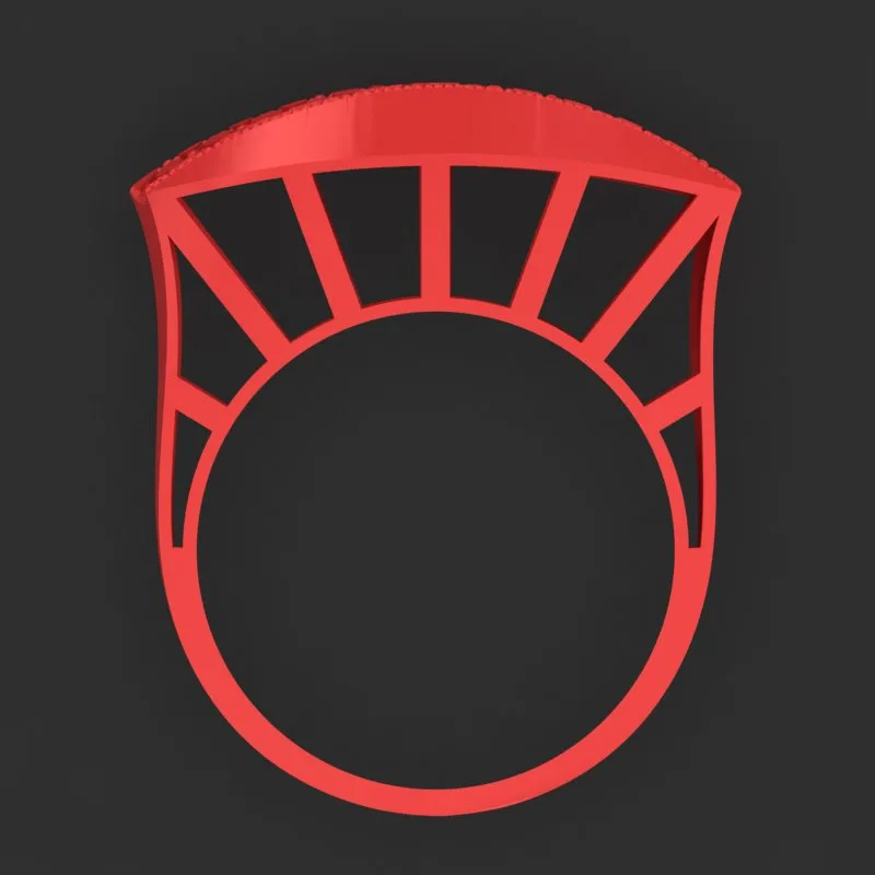 Cut Khor Aineh Fyvzhn Ring R-T-139 3D Model — image 3