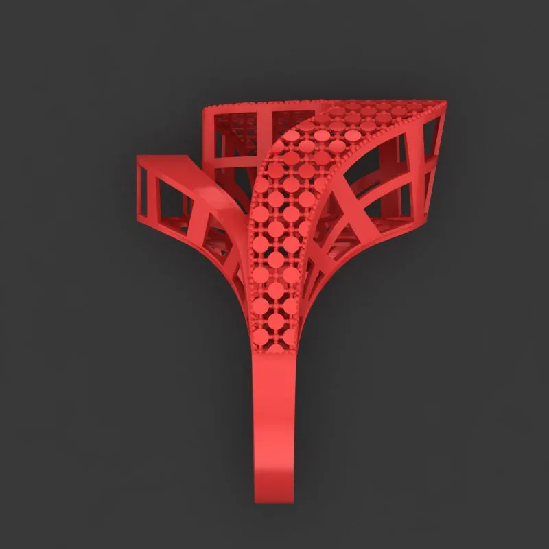 Cut Khor Aineh Fyvzhn Ring R-T-144 3D Model — image 4