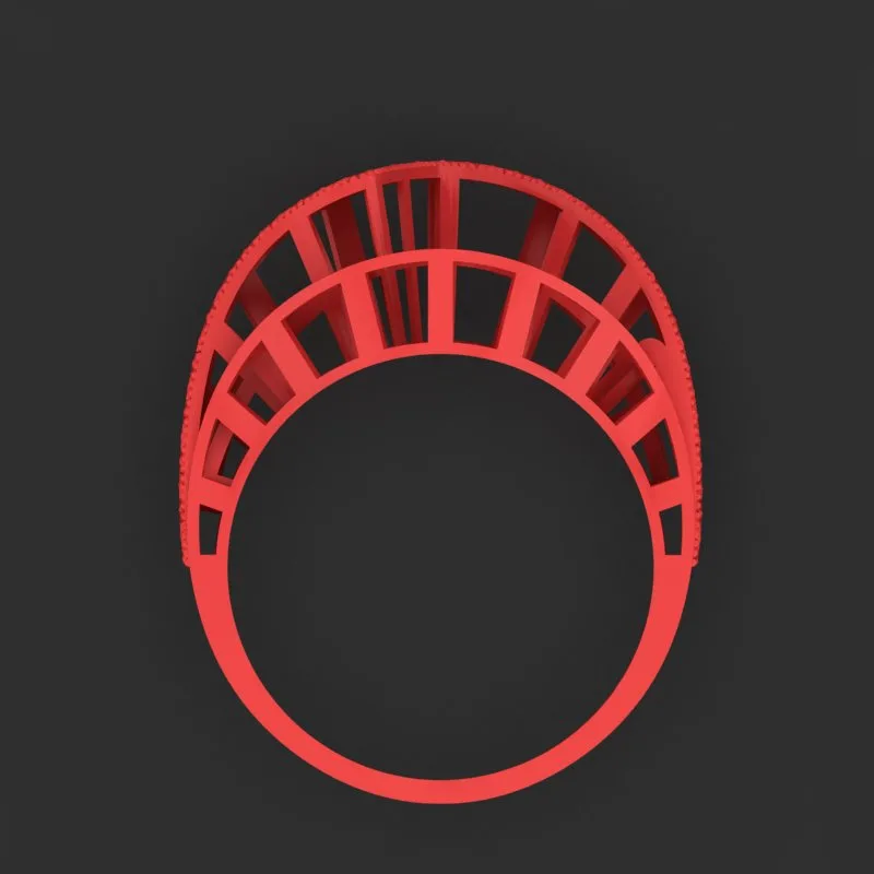 Cut Khor Aineh Fyvzhn Ring R-T-144 3D Model — image 3