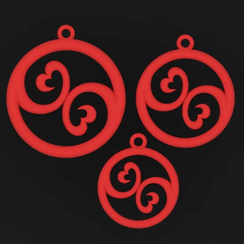 Minimal Aineh Ai Pendant N-M-01 3D Model