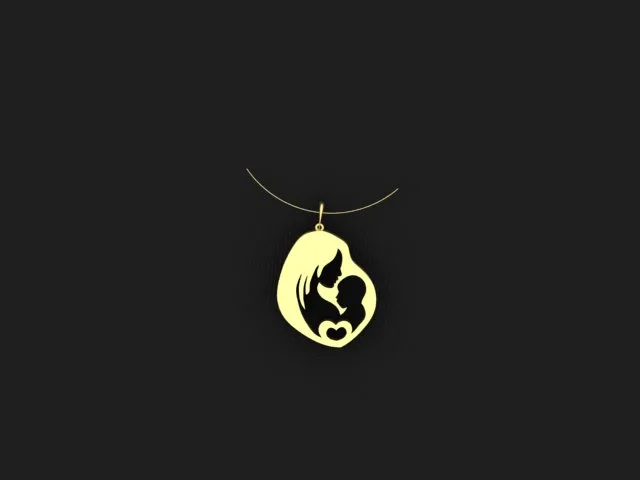 Mother Pendant 3D Model