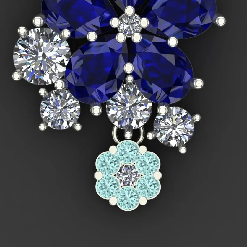 Flower Abi Necklace 3D Model — image 2