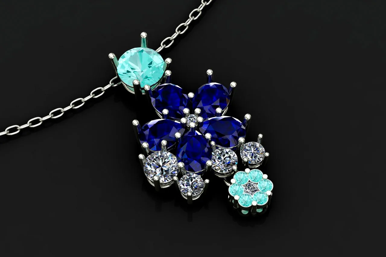 Flower Abi Necklace 3D Model — image 5