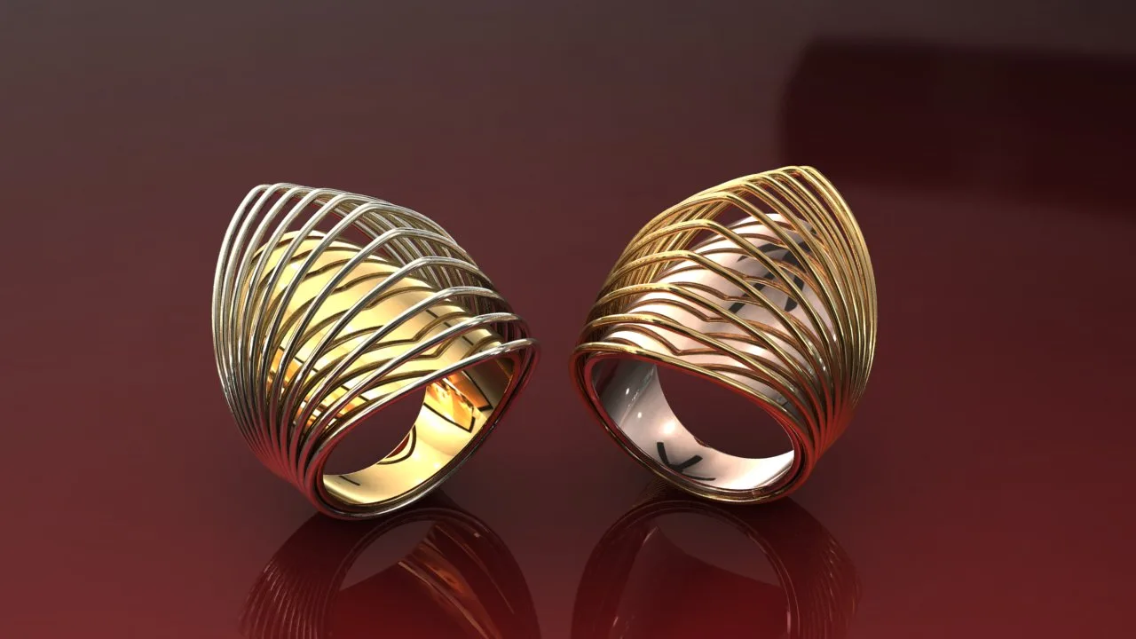 Alham Garfteh Mamari Sakhtman Ring 3D Model — image 2