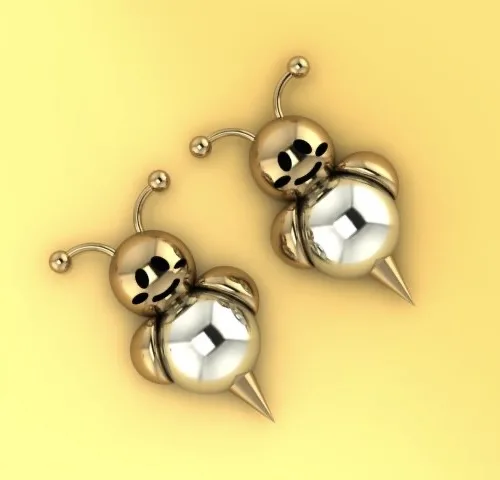 گوشواره زنبور کد 2 — تصویر ۳
