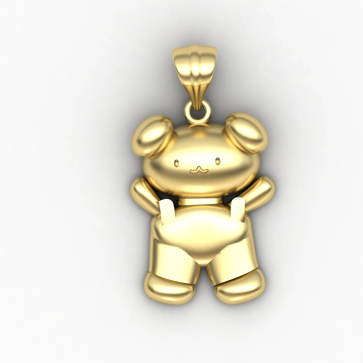 Bear Pendant Code 06 3D Model
