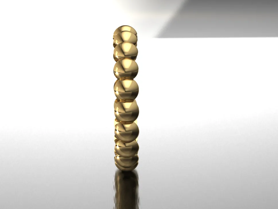 Wedding Band 3D Model — image 2