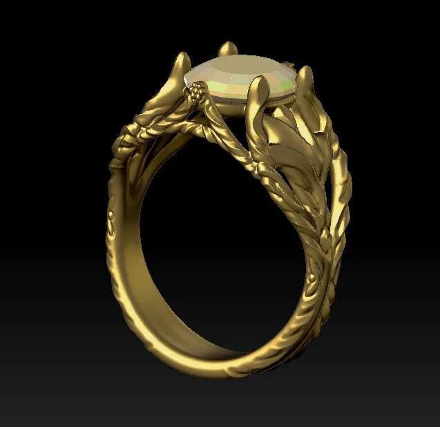 Branch Ring R-02 3D Model — image 2