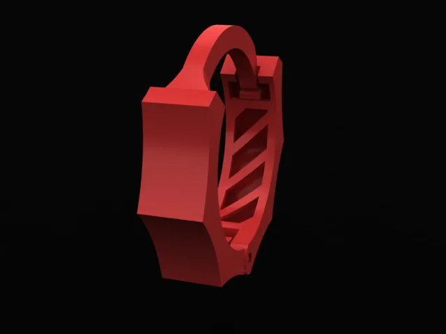 Earrings NILI 08 3D Model