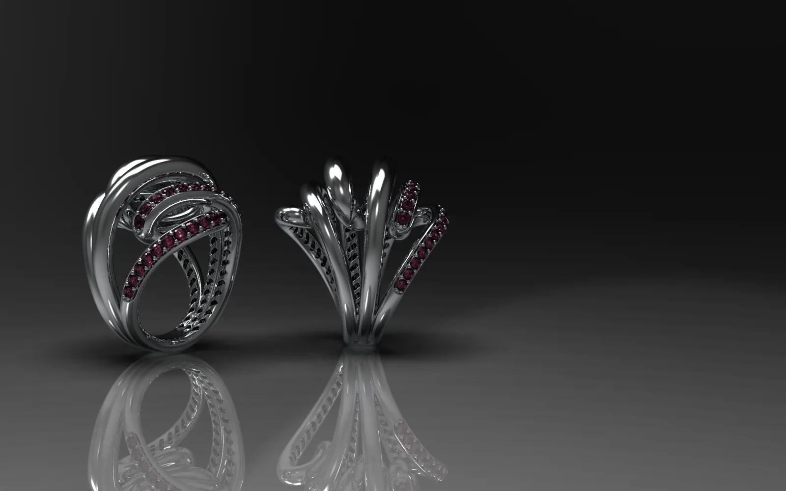 Twist Ring 3D Model — image 4