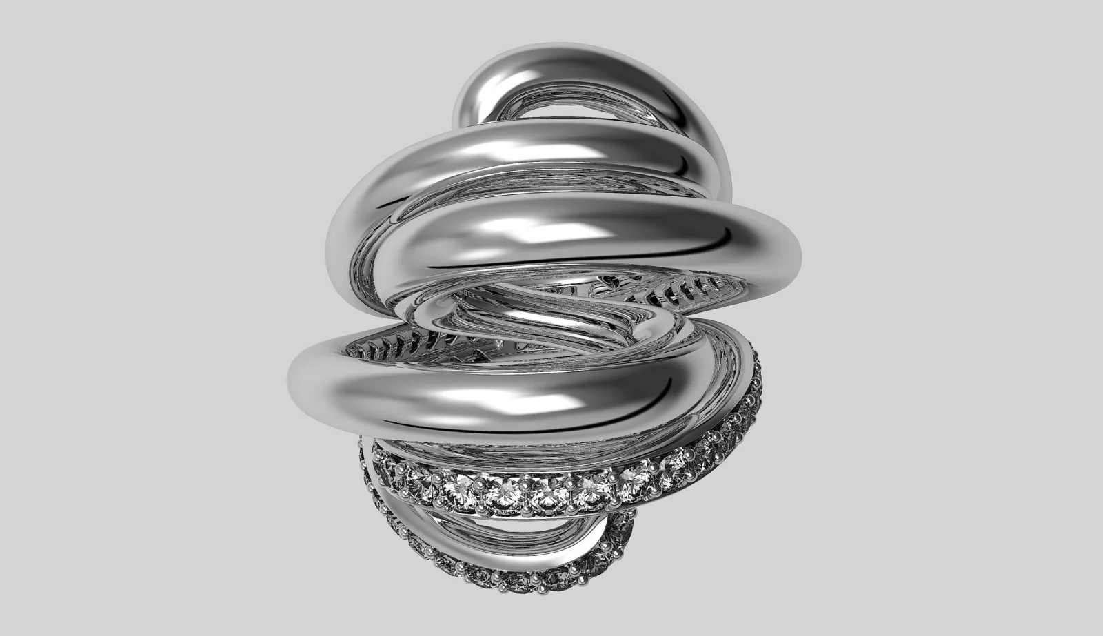 Twist Ring 3D Model — image 2