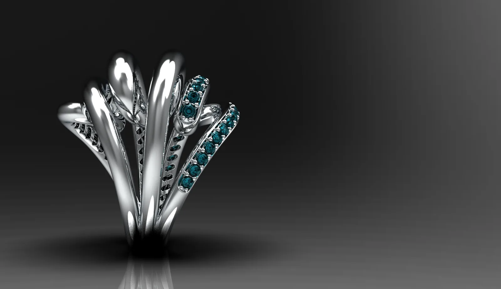Twist Ring 3D Model — image 3