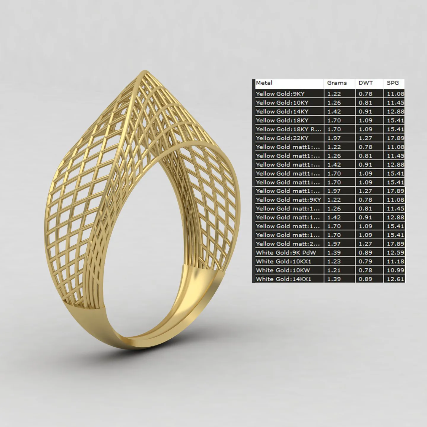 Fyvzhn Ring Code 07 3D Model — image 7