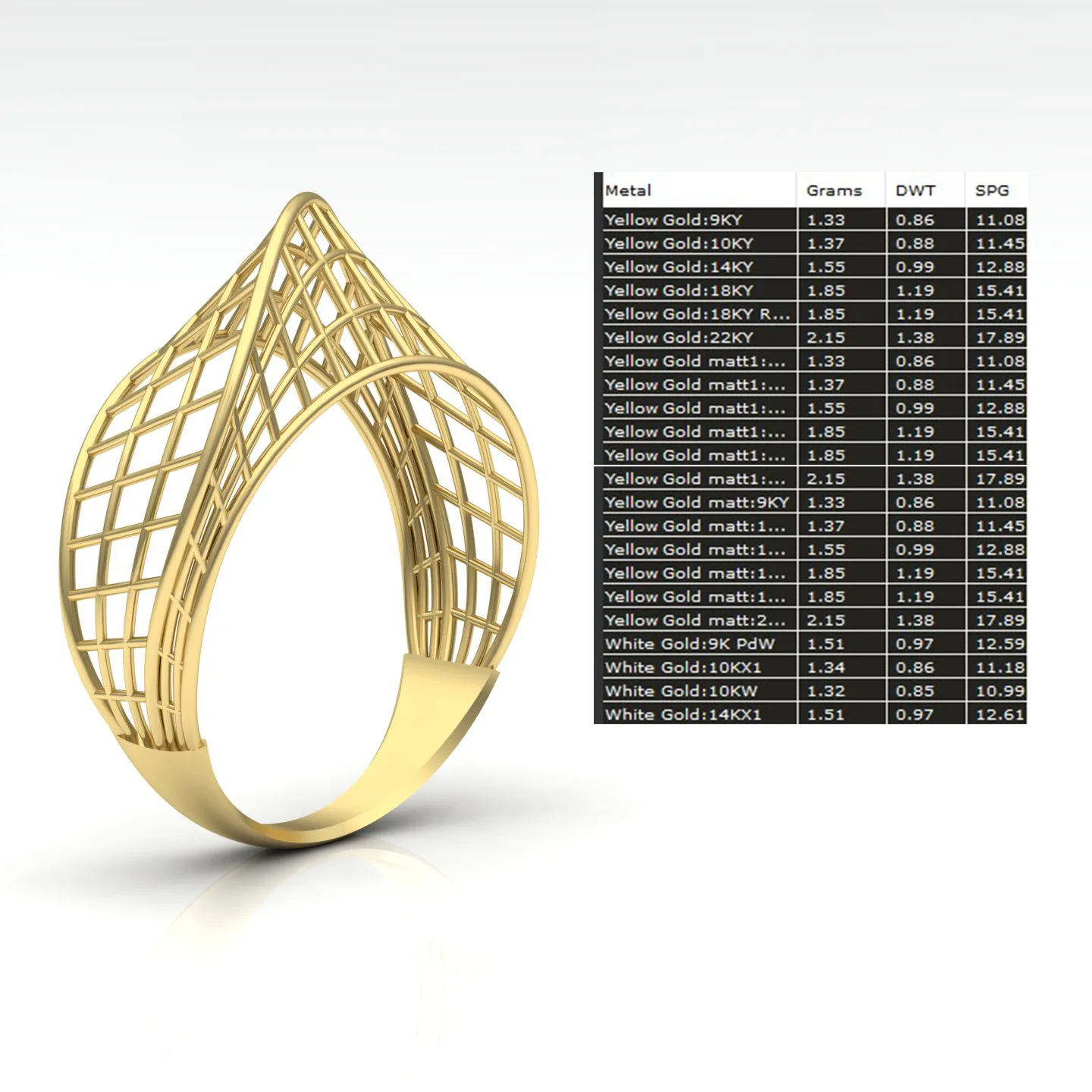 Fyvzhn Ring Code 07 3D Model — image 16