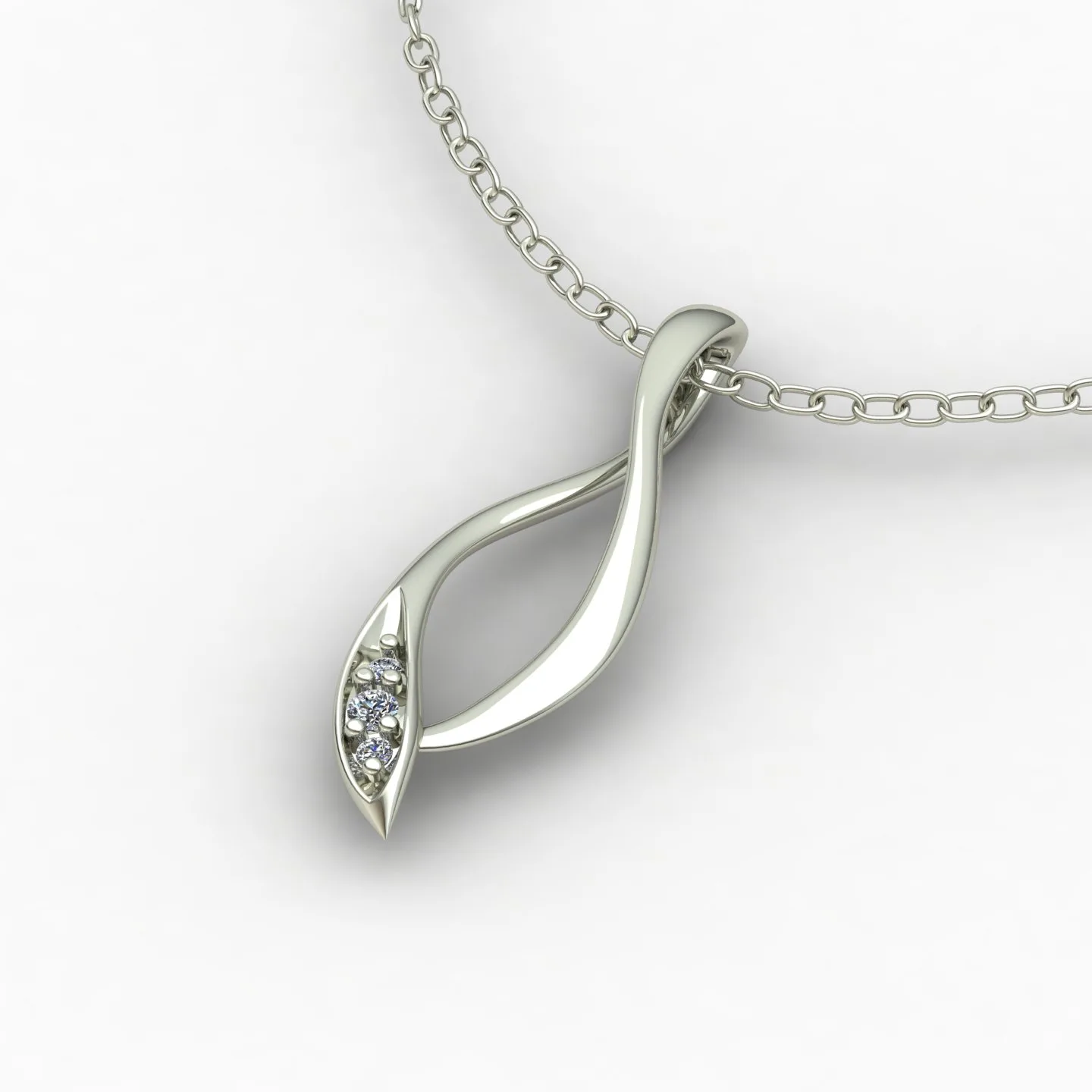 Minimal Pendant Code 01 3D Model — image 4