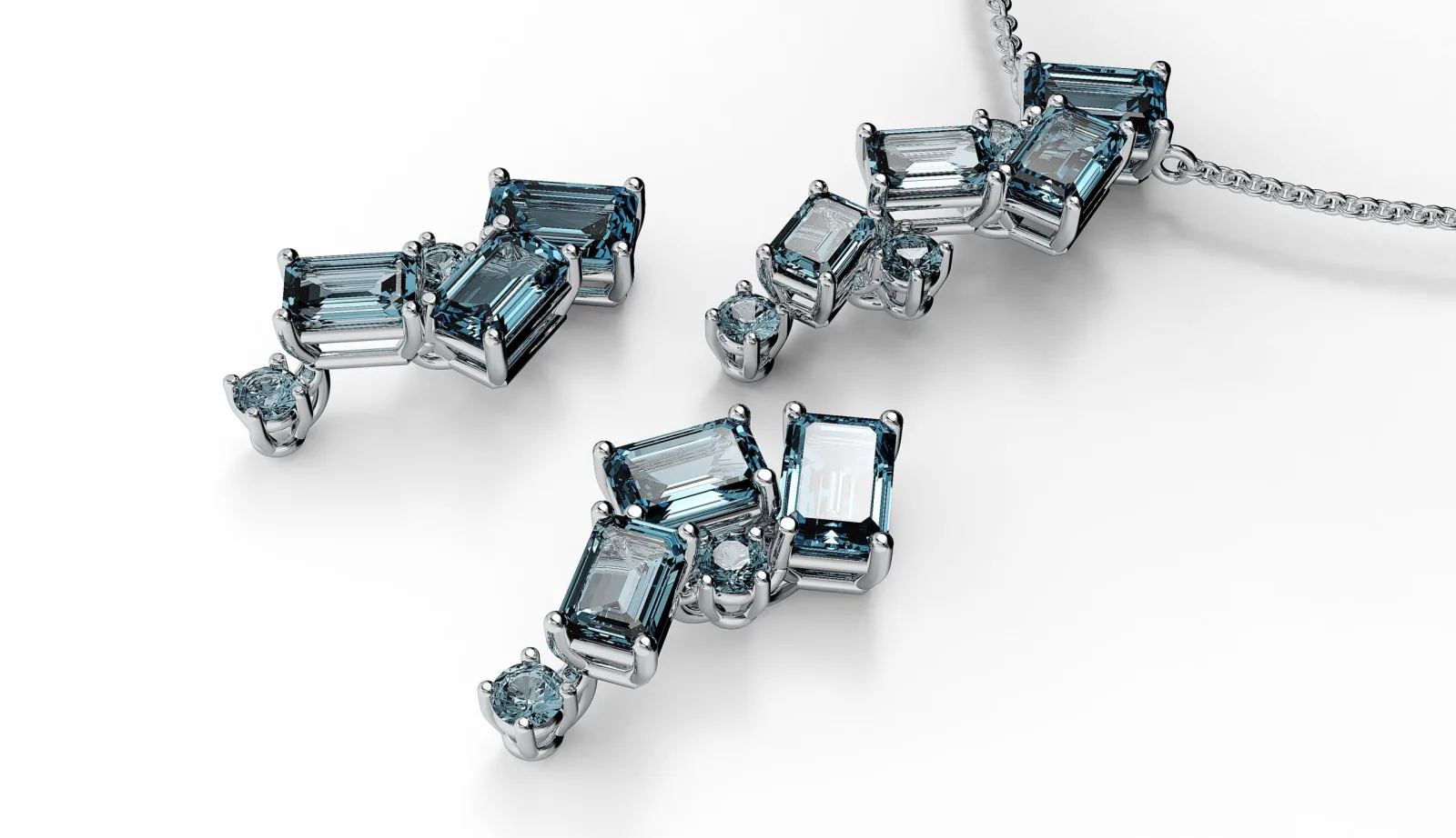 Half Set Jewelry 3D Model — image 4