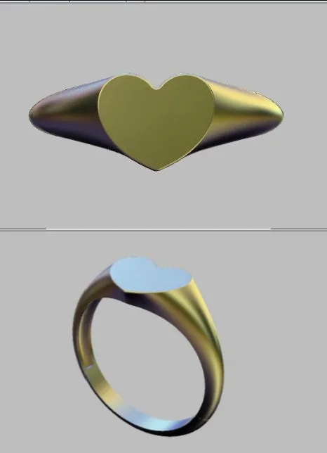 Heart Ring 3D Model — image 2