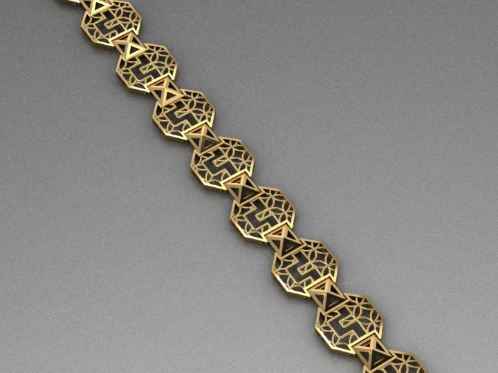 Luxury Bracelet 3D Model