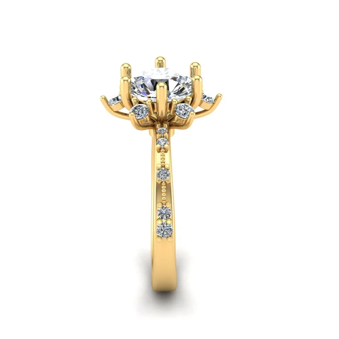 Ring Solitaire Ring Code 1 3D Model — image 2