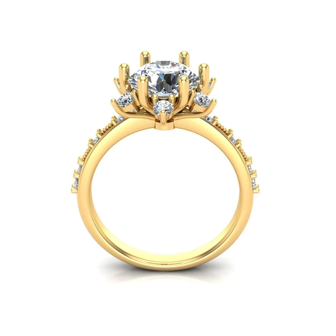 Ring Solitaire Ring Code 1 3D Model — image 3