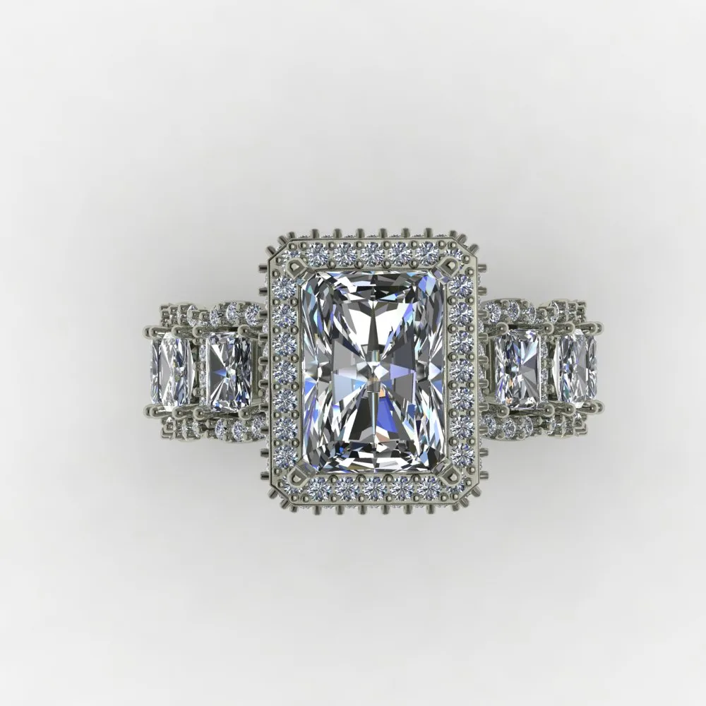 Women's Wedding Band Code 04 3D Model — image 10