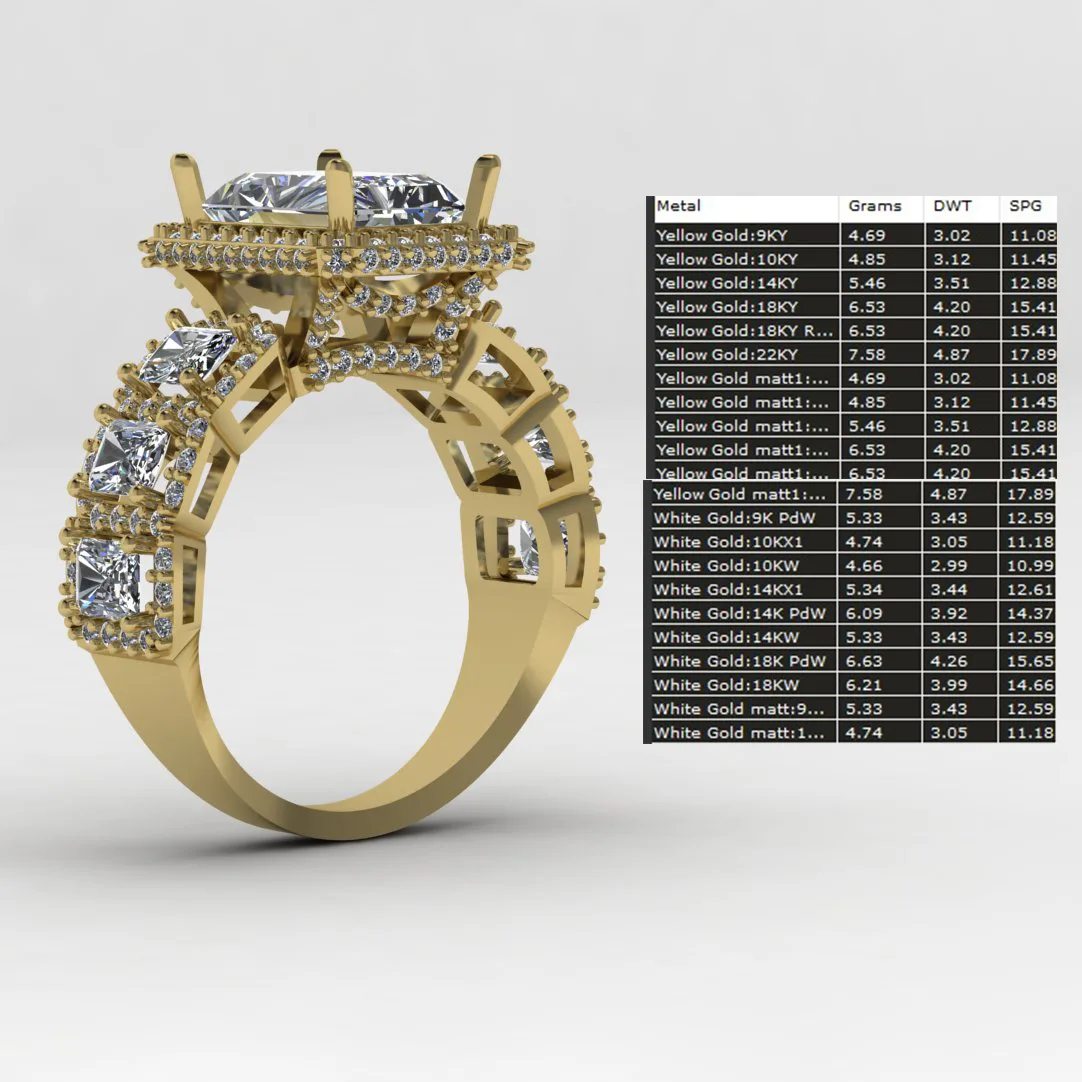 Women's Wedding Band Code 04 3D Model — image 6