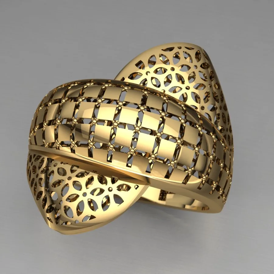 Cut Ring Code 2 3D Model