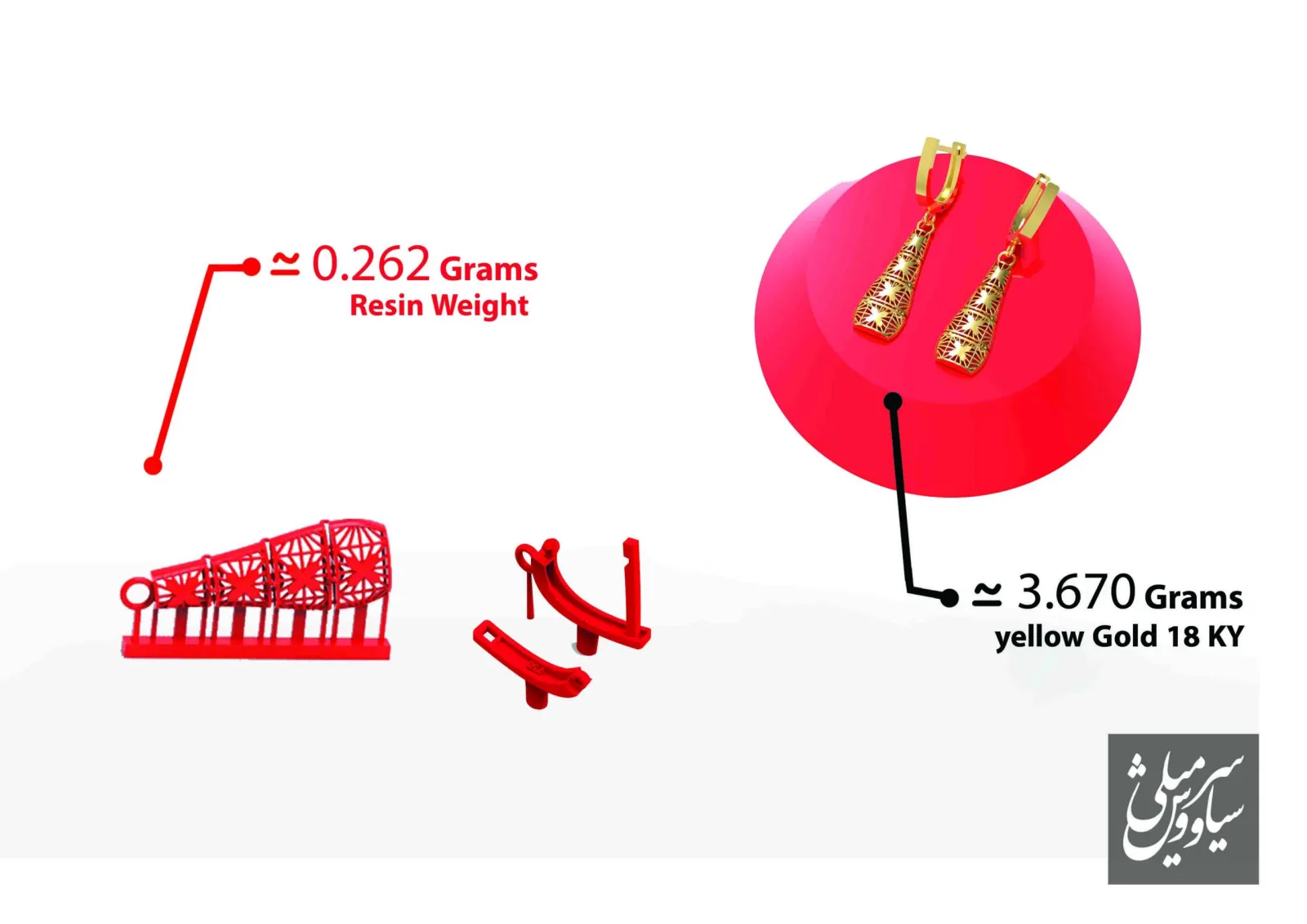 Cut Shahna Khor Necklace 3D Model — image 7