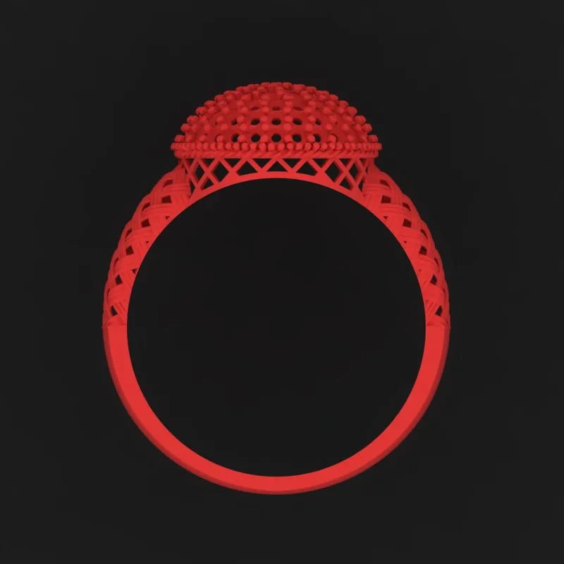 Stone Fyvzhn Khor Ring Code R-S-15 3D Model — image 3