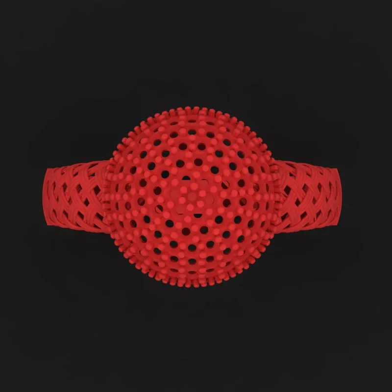 Stone Fyvzhn Khor Ring Code R-S-15 3D Model — image 2
