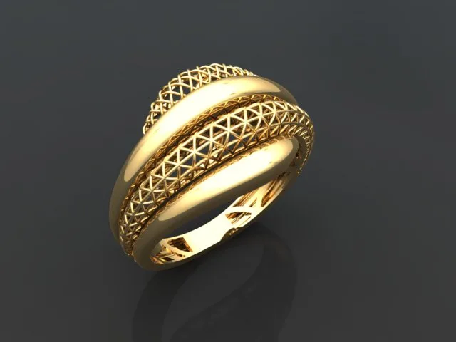 Women's Ring Code 44 3D Model