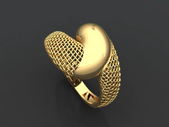 Women's Ring Code 38 3D Model