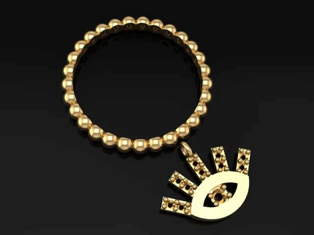 Girls' Nagah Ring 3D Model