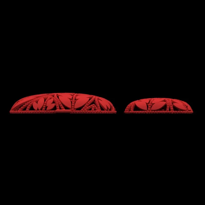 Leaf Half Set Code N-bargi-03 3D Model — image 2