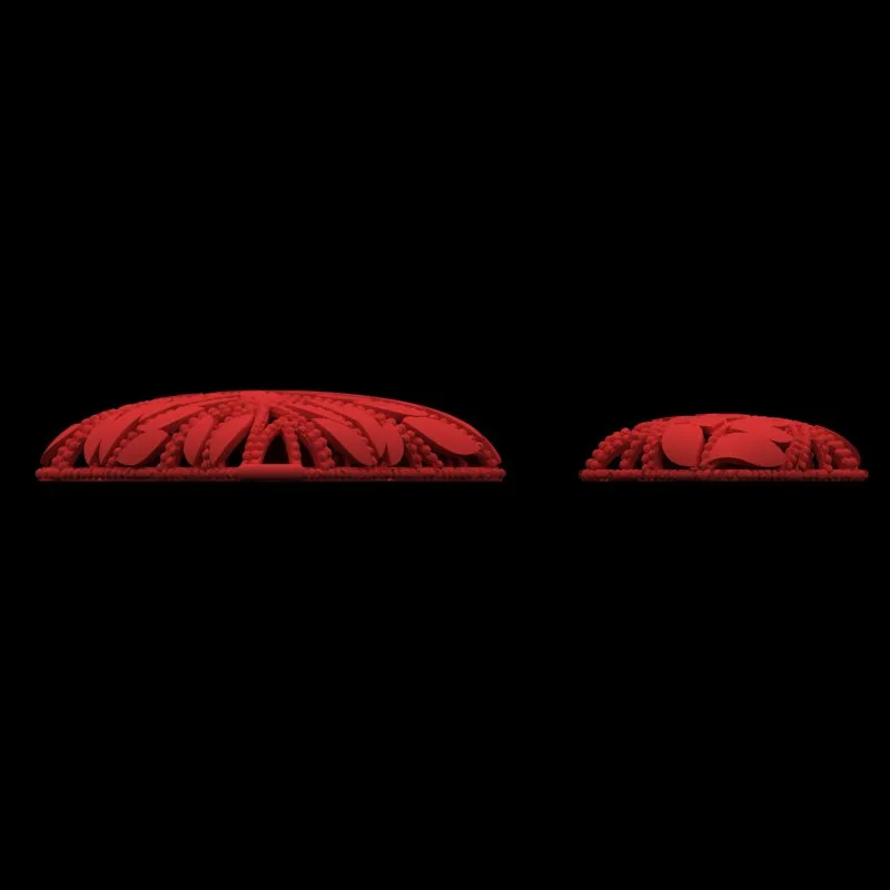 Leaf Half Set Code N-bargi-05 3D Model — image 3