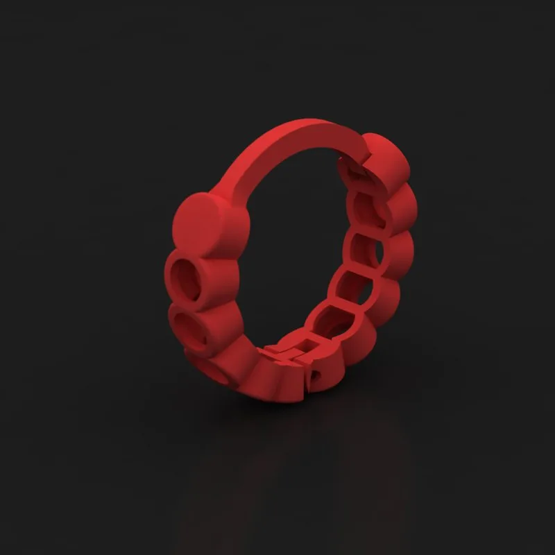 Amga-kilipsi Earrings Code g-n-15 3D Model