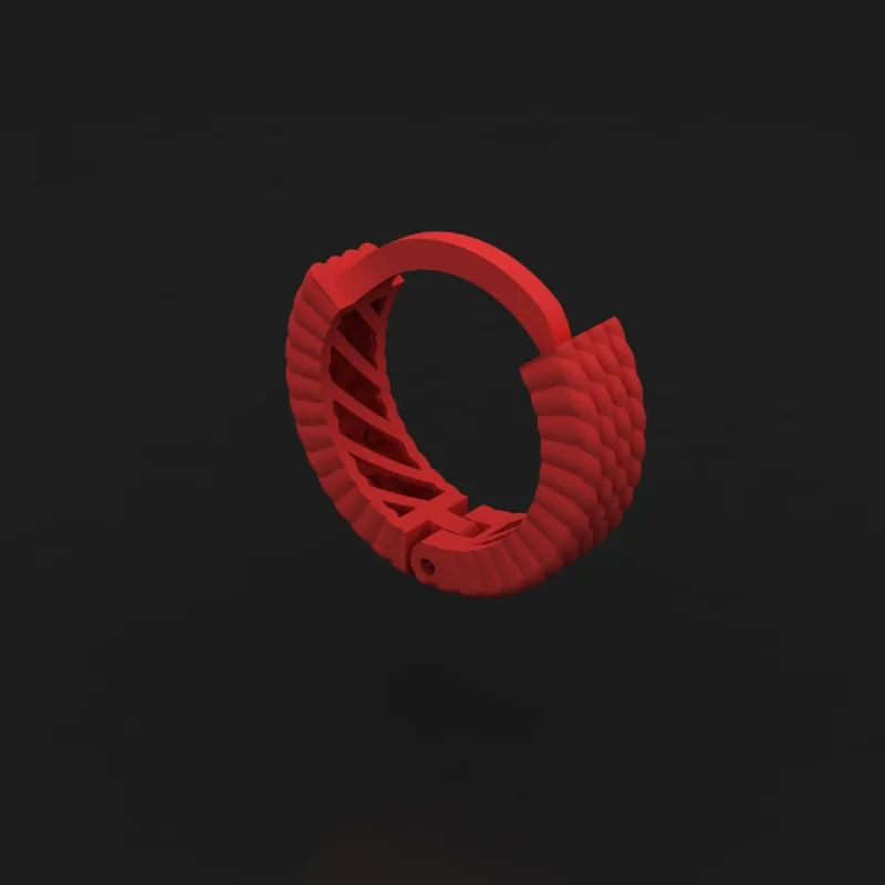 Amga-kilipsi Earrings Code g-n-16 3D Model