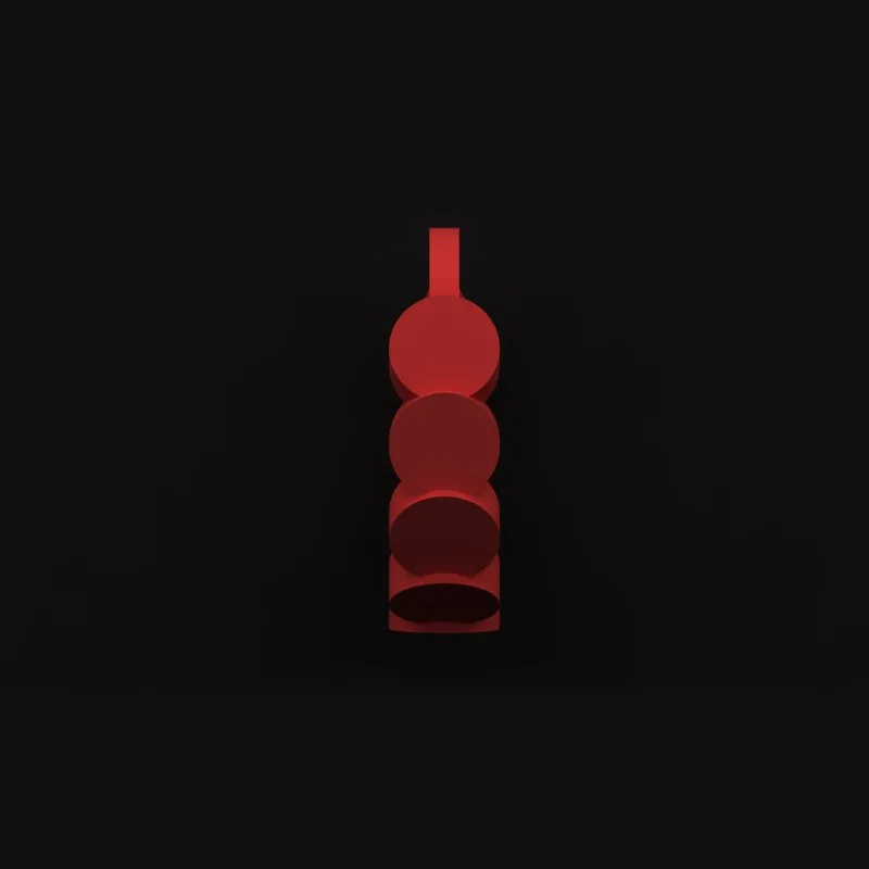 Amga-kilipsi Earrings Code g-n-18 3D Model — image 3