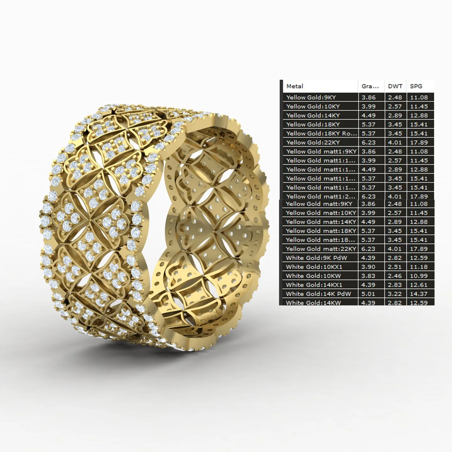 Women's Ring Code 23 3D Model — image 10