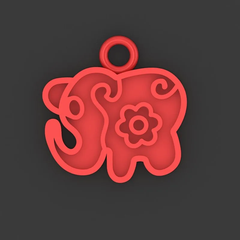 Kids' Pendant Code N-KIDS-M-16 3D Model — image 2