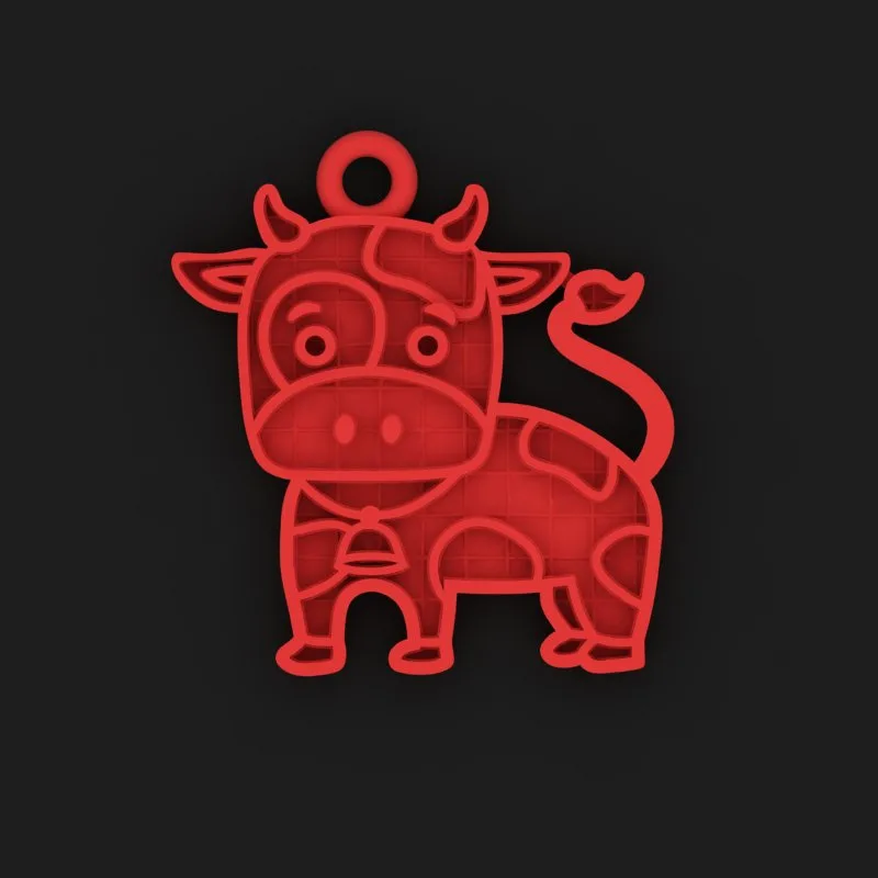 Kids' Pendant Code N-KIDS-M-20 3D Model — image 2