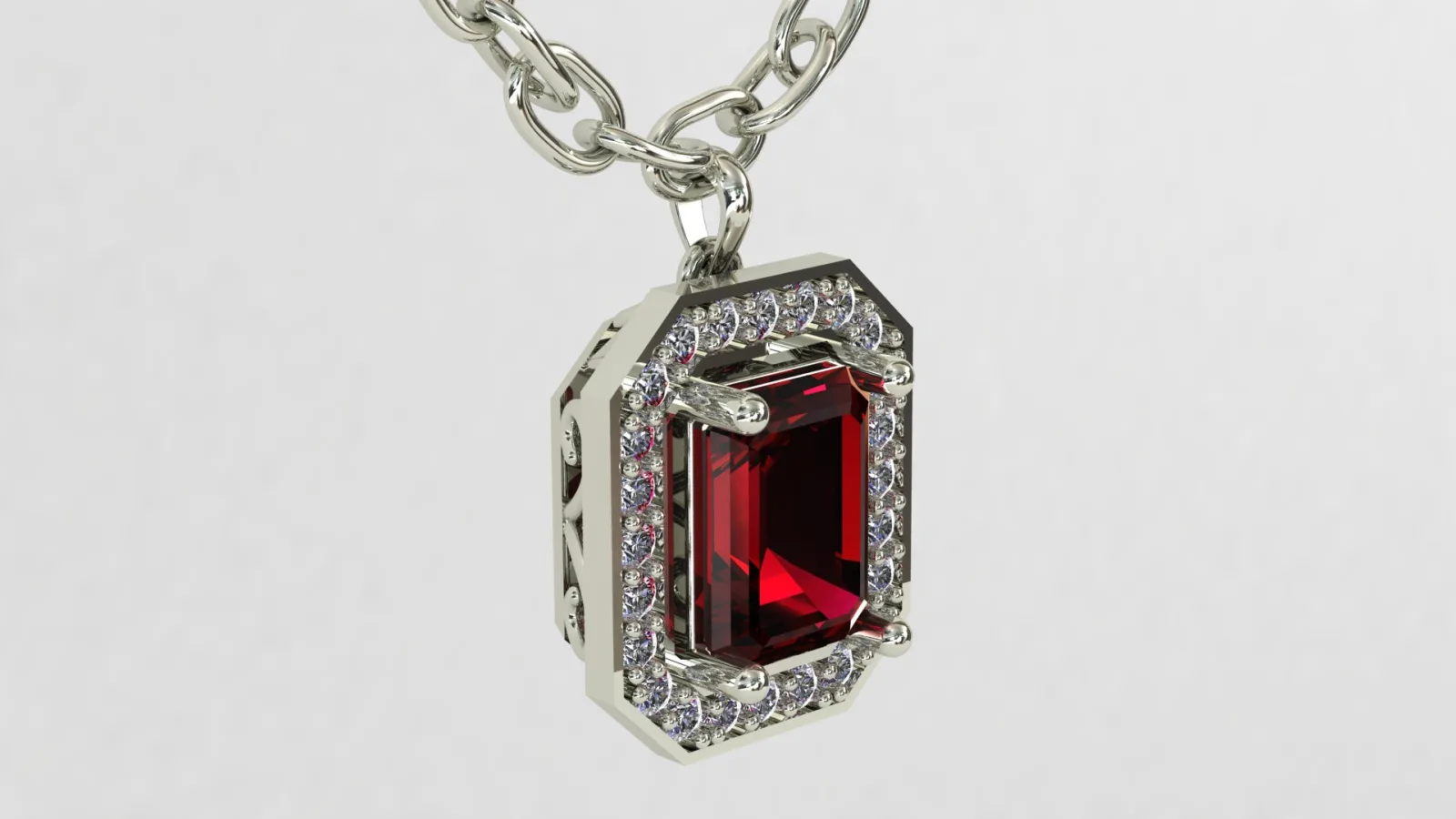 Stone Khor Pendant 3D Model — image 7