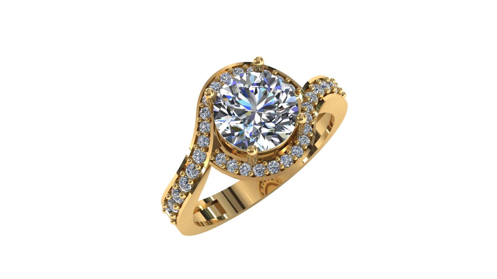 Twist Ring Code 02 3D Model — image 8