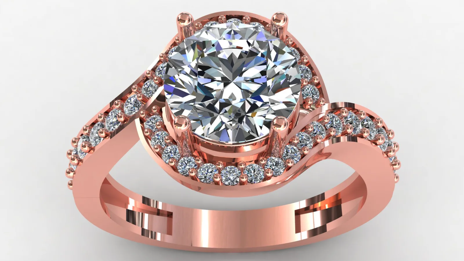 Twist Ring Code 02 3D Model — image 3