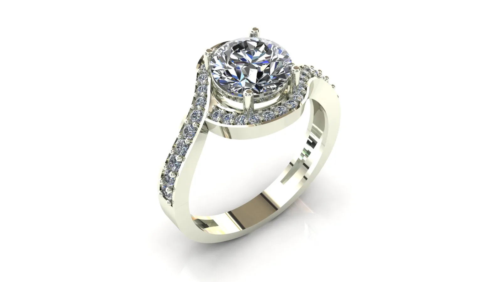 Twist Ring Code 02 3D Model — image 4