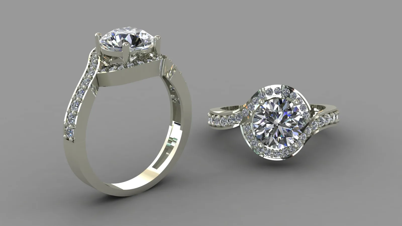 Twist Ring Code 02 3D Model — image 5